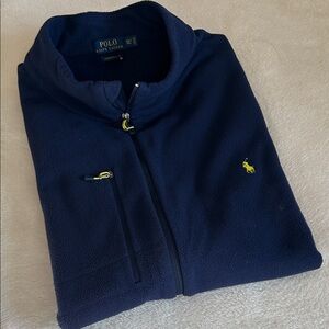 Vest Polo by Ralph Lauren Men's Navy Zip-Up